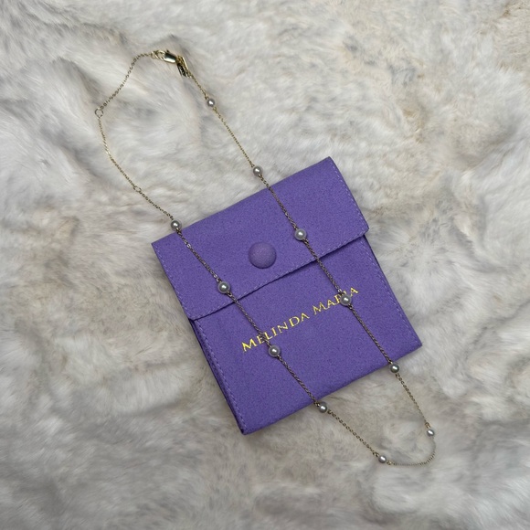 Melinda Maria infinity pearl necklace - Picture 2 of 3